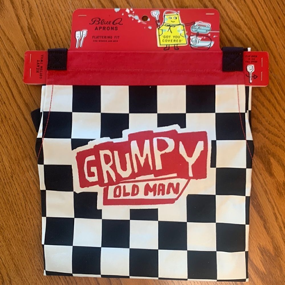 Blue Q Cotton Apron Grumpy Old Man - Picture 2 of 10